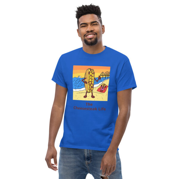 Classic T-shirt - Cheesey Beach - Image 8