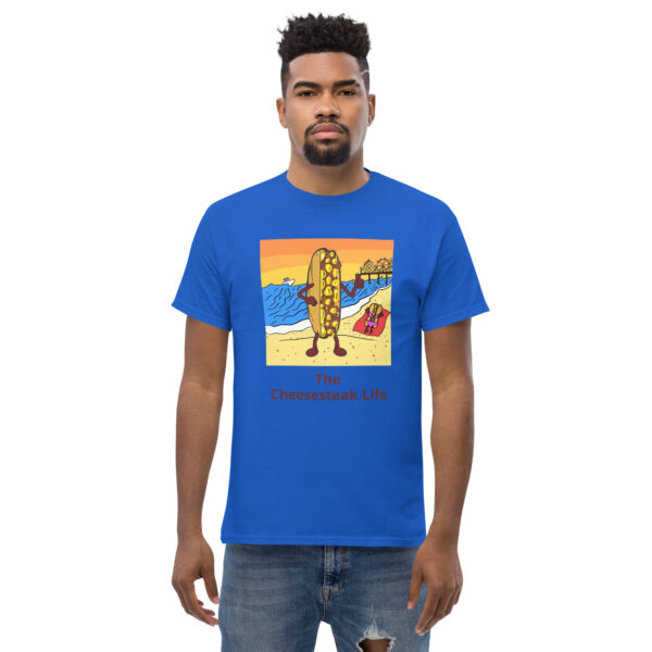 Classic T-shirt - Cheesey Beach - Image 7