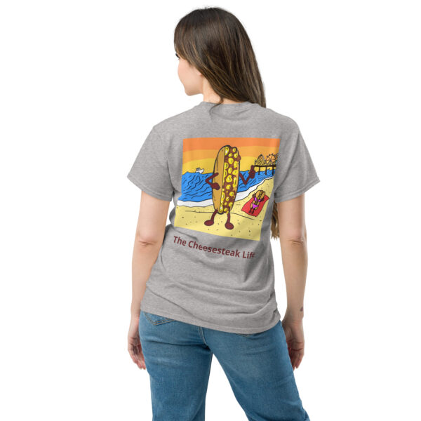 T-shirt - Amigo Dan - Cheesey Beach on back - Image 13