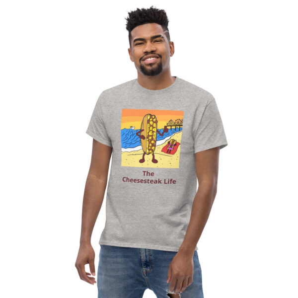 Classic T-shirt - Cheesey Beach - Image 2