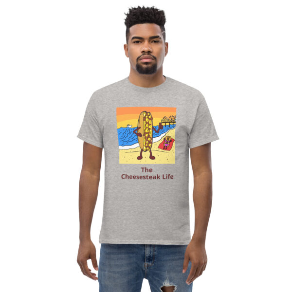 Classic T-shirt - Cheesey Beach - Image 4