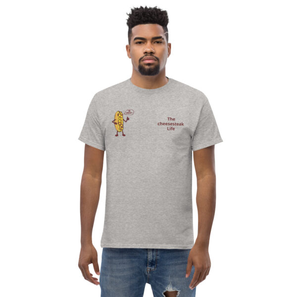 T-shirt - Amigo Dan - Cheesey Bar-B-Que on back