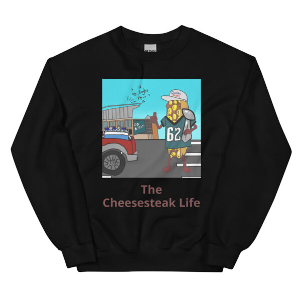 Sweatshirt - Cheesesteak Life - Cheesey Eagles Fan - Image 11