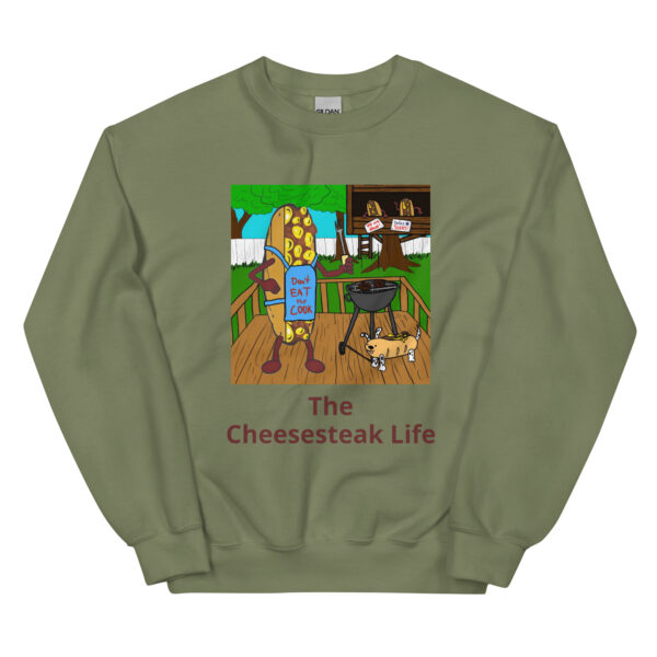 Sweatshirt - Cheesesteak Life - Cheesey Bar-B-Que - Image 2