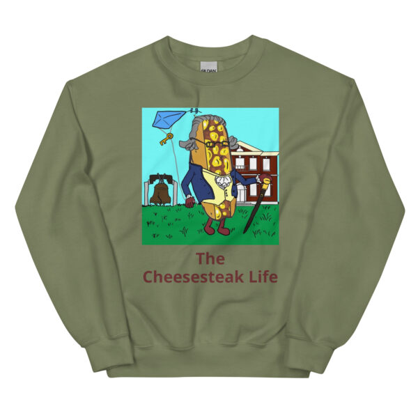 Sweatshirt - Cheesesteak Life - Cheesey History - Image 2