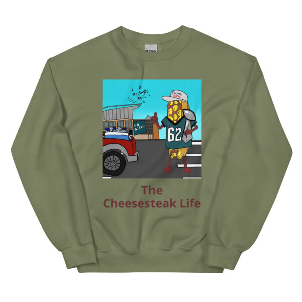 Sweatshirt - Cheesesteak Life - Cheesey Eagles Fan - Image 12
