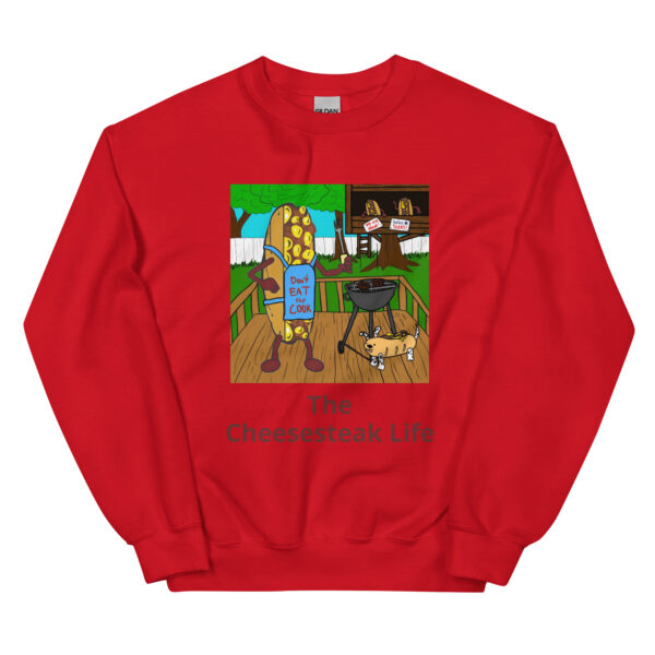 Sweatshirt - Cheesesteak Life - Cheesey Bar-B-Que - Image 12