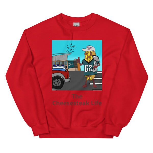 Sweatshirt - Cheesesteak Life - Cheesey Eagles Fan - Image 8