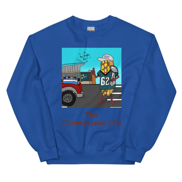 Sweatshirt - Cheesesteak Life - Cheesey Eagles Fan - Image 3