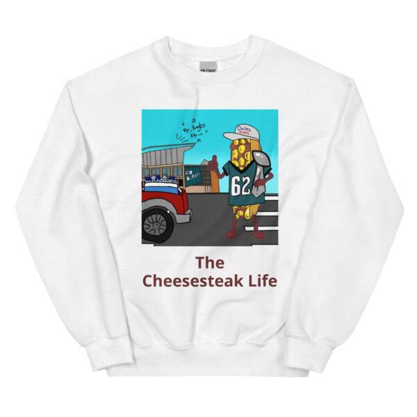 Sweatshirt - Cheesesteak Life - Cheesey Eagles Fan - Image 13