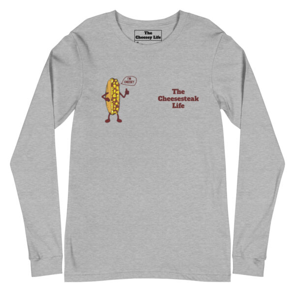 Long Sleeve Tee - Cheesesteak Life - Amigo Dan - Cheesey Fishnet Stockings