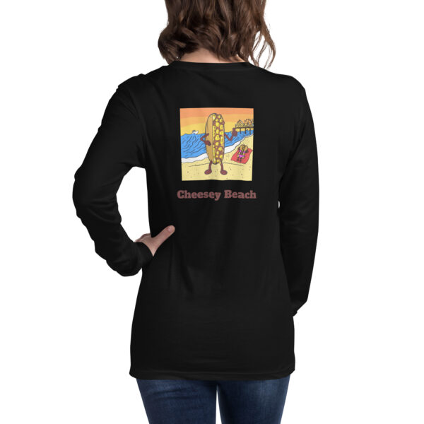 Bella Long Sleeve Tee - Amigo Dan - Cheesey Beach - Image 3