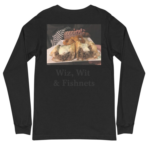 Long Sleeve Tee - Cheesesteak Life - Amigo Dan - Cheesey Fishnet Stockings - Image 12