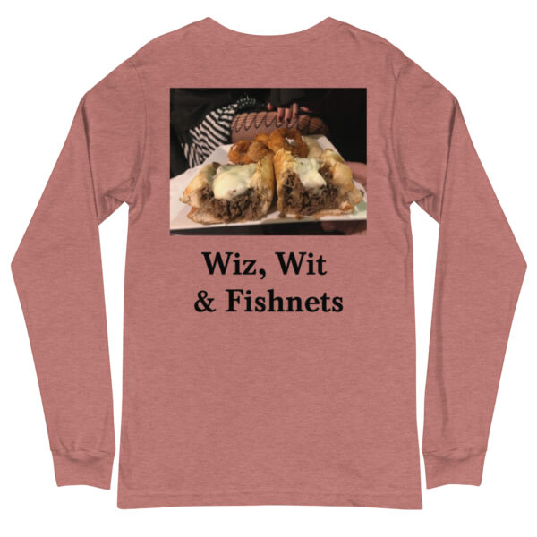 Long Sleeve Tee - Cheesesteak Life - Amigo Dan - Cheesey Fishnet Stockings - Image 14