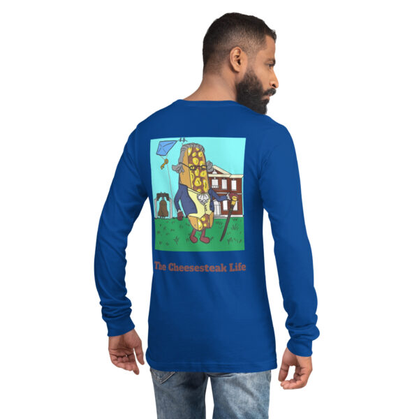 Long Sleeve Tee - Amigo Dan - Cheesey History - Image 10
