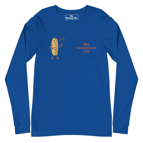 Long Sleeve Tee - Cheesesteak Life - Amigo Dan - Cheesey Fishnet Stockings - Image 10