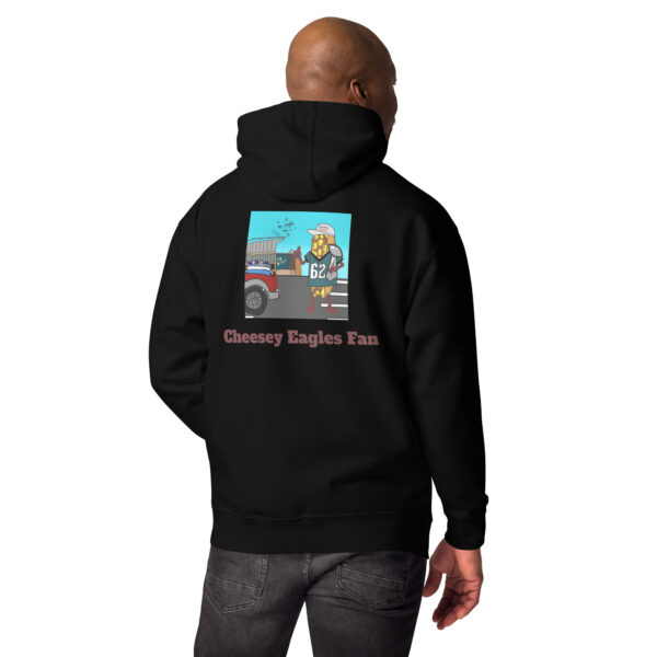 Unisex Hoodie - Amigo Dan - Cheesey Eagles Fan - Image 3