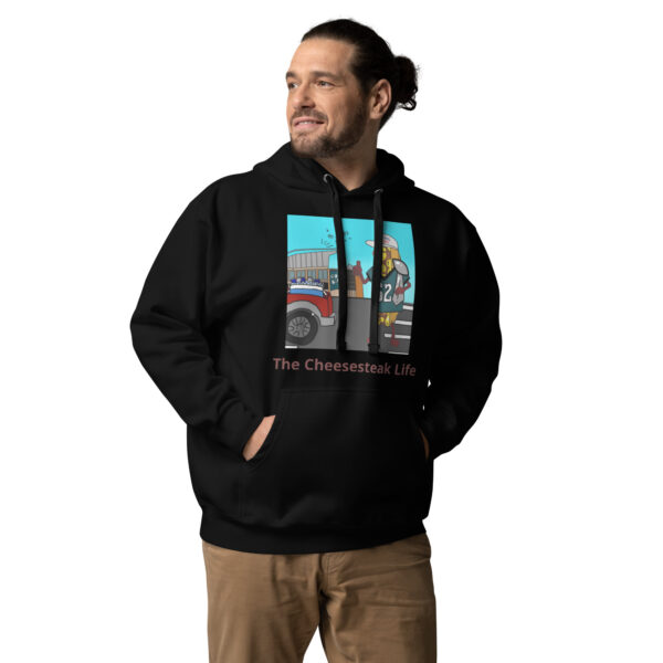 Hoodie - Cheesesteak Life - Cheesey Eagles Fan - Image 2