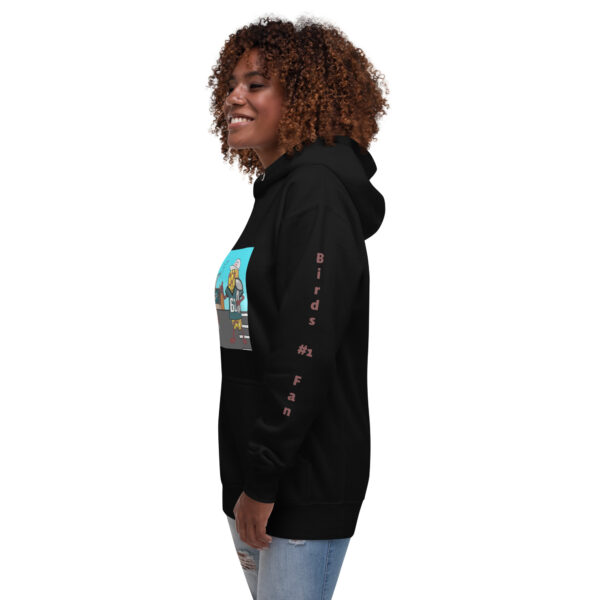 Hoodie - Cheesey Eagles Fan Front - Dallas Sucks Back - text on sleeves - Image 6