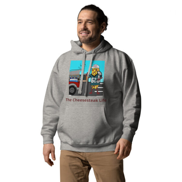 Hoodie - Cheesesteak Life - Cheesey Eagles Fan - Image 14