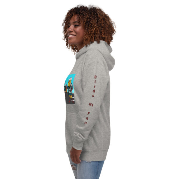 Hoodie - Cheesey Eagles Fan Front - Dallas Sucks Back - text on sleeves - Image 8