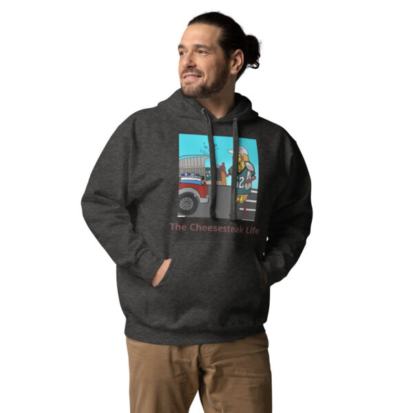 Hoodie - Cheesesteak Life - Cheesey Eagles Fan - Image 4