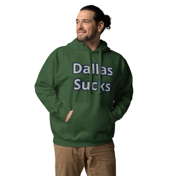 Hoodie - Dallas sucks on front only - Image 3