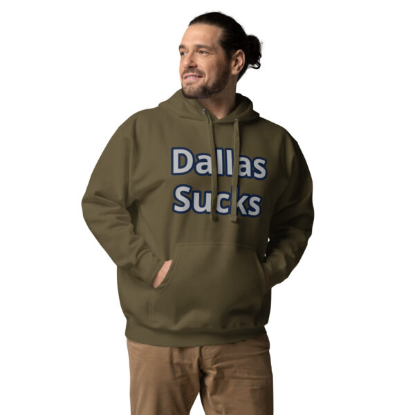 Hoodie - Dallas sucks on front only - Image 4