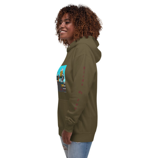 Hoodie - Cheesey Eagles Fan Front - Dallas Sucks Back - text on sleeves - Image 4