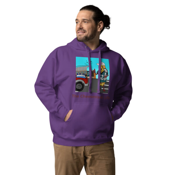 Hoodie - Cheesesteak Life - Cheesey Eagles Fan - Image 8