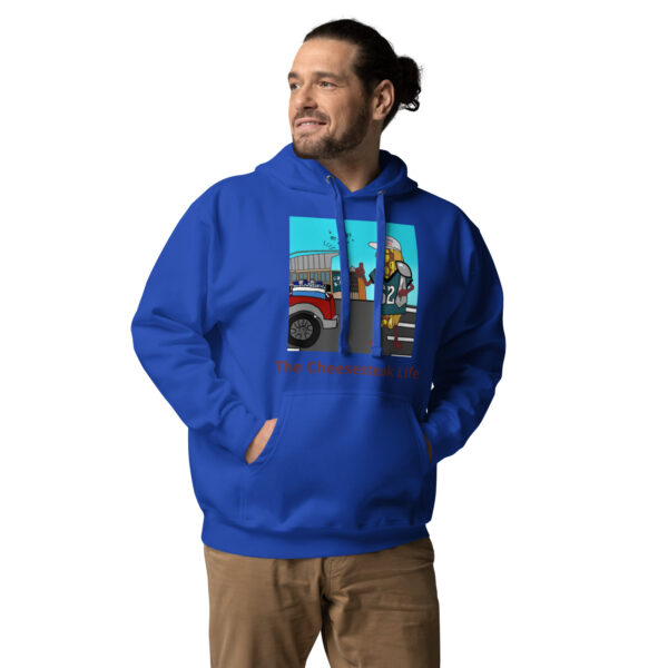 Hoodie - Cheesesteak Life - Cheesey Eagles Fan - Image 6