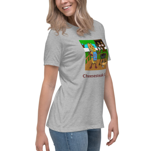 Women\'s Relaxed T-Shirt - Cheesey Bar-B-Que - Image 15