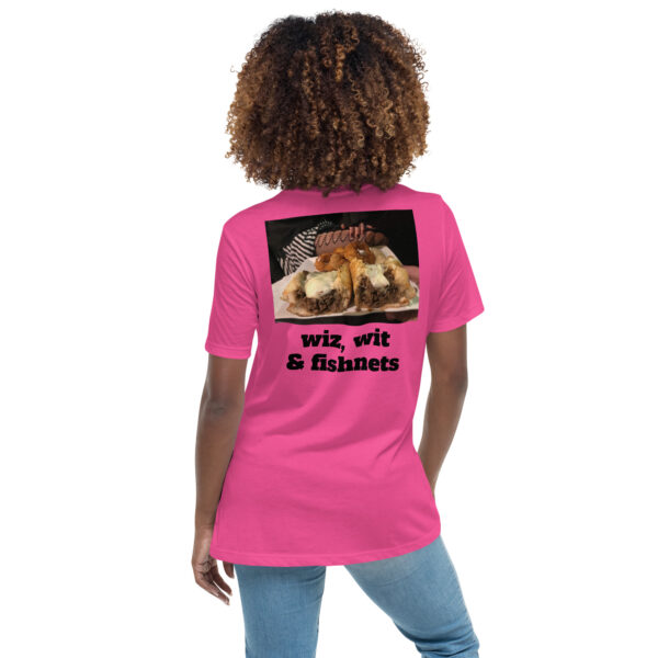 Women\'s Relaxed T-Shirt - Amigo Dan - Cheesey Fishnets - Image 2
