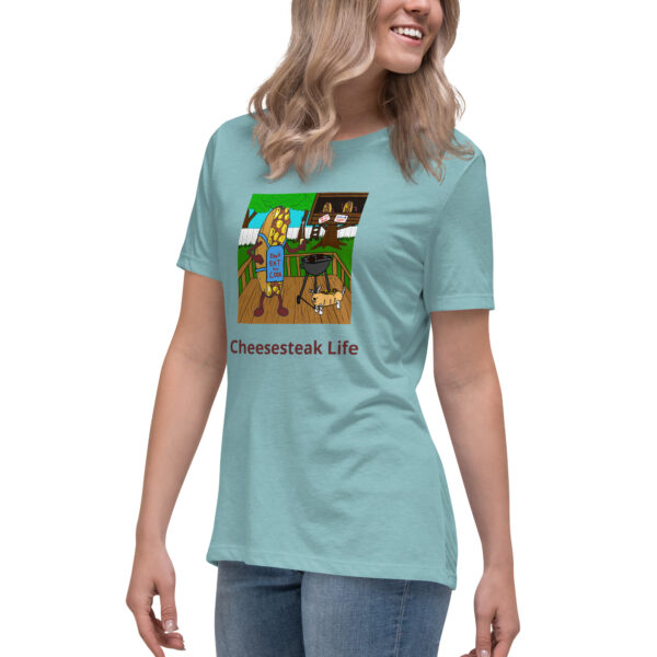 Women\'s Relaxed T-Shirt - Cheesey Bar-B-Que - Image 11