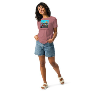 Women\'s Relaxed T-Shirt - Cheesey Eagles Fan