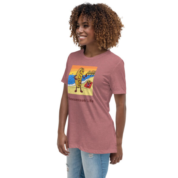 Women\'s Relaxed T-Shirt - Cheesey Beach - Image 16