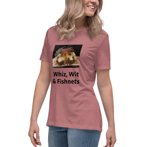 Women\'s Relaxed T-Shirt - Cheesey Fishnets - Image 7