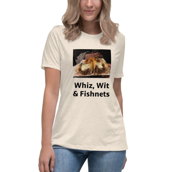 Women\'s Relaxed T-Shirt - Cheesey Fishnets - Image 11
