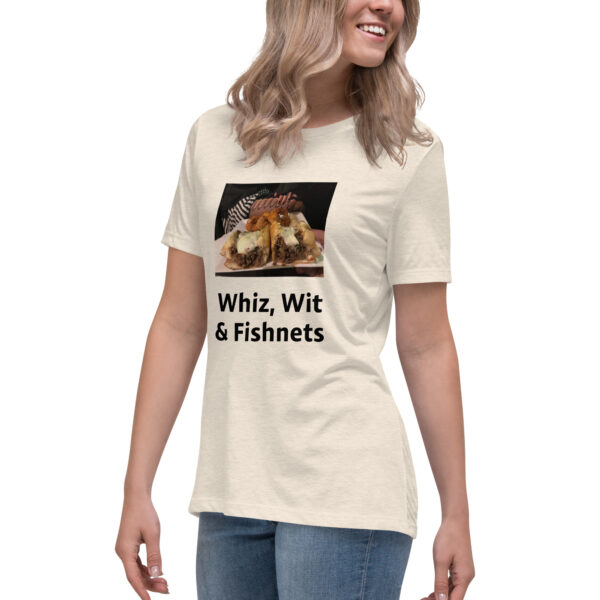 Women\'s Relaxed T-Shirt - Cheesey Fishnets - Image 12