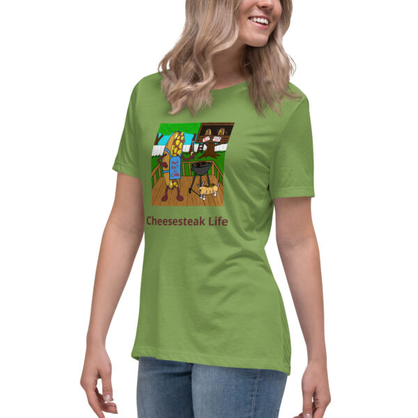 Women\'s Relaxed T-Shirt - Cheesey Bar-B-Que - Image 8