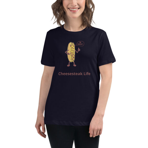 Women\'s Relaxed T-Shirt - Mr. Cheesey - Image 4