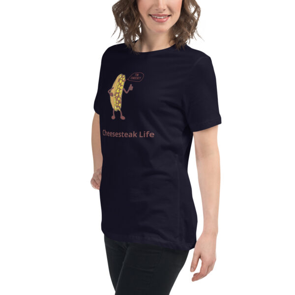 Women\'s Relaxed T-Shirt - Mr. Cheesey - Image 12
