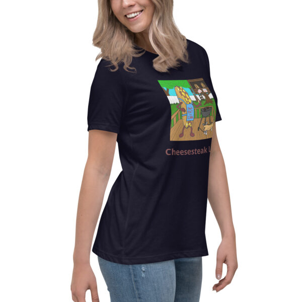Women\'s Relaxed T-Shirt - Cheesey Bar-B-Que - Image 4
