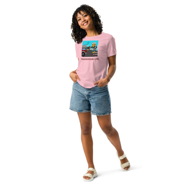 Women\'s Relaxed T-Shirt - Cheesey Eagles Fan - Image 7