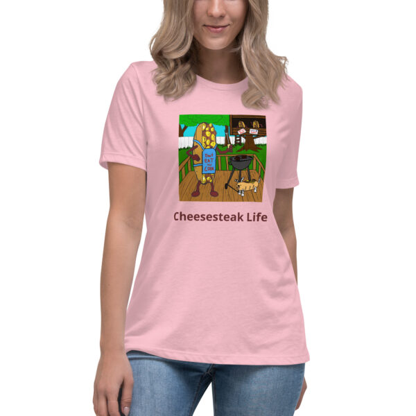 Women\'s Relaxed T-Shirt - Cheesey Bar-B-Que - Image 16