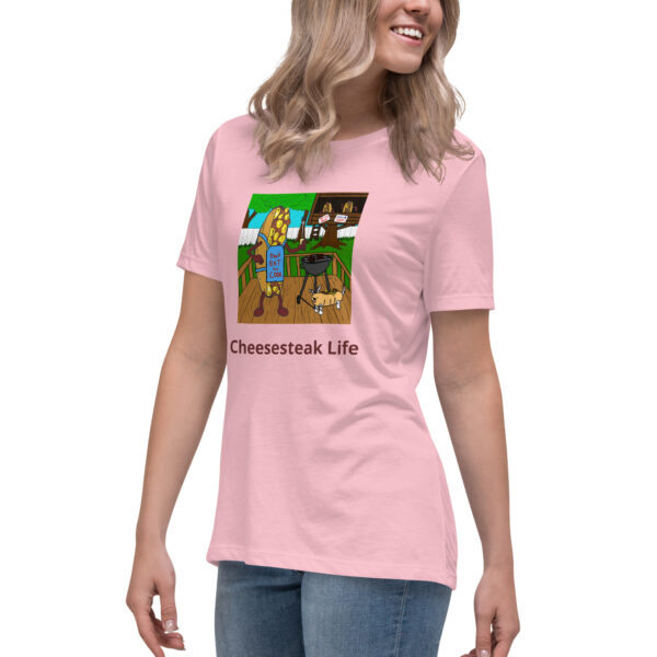 Women\'s Relaxed T-Shirt - Cheesey Bar-B-Que - Image 17