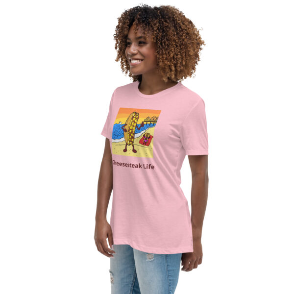 Women\'s Relaxed T-Shirt - Cheesey Beach - Image 2