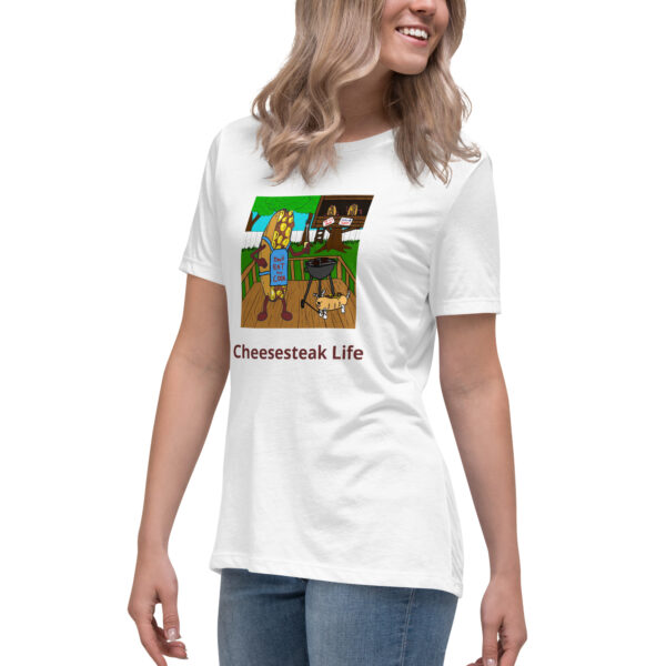 Women\'s Relaxed T-Shirt - Cheesey Bar-B-Que - Image 20