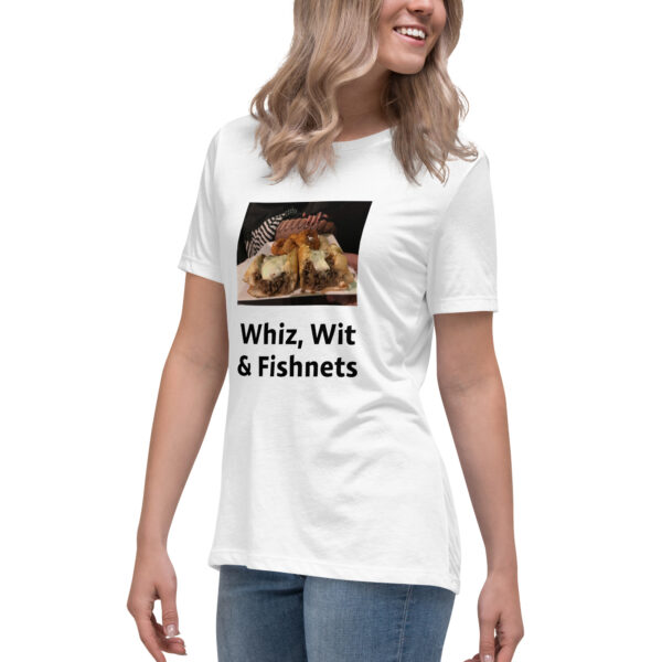 Women\'s Relaxed T-Shirt - Cheesey Fishnets - Image 4