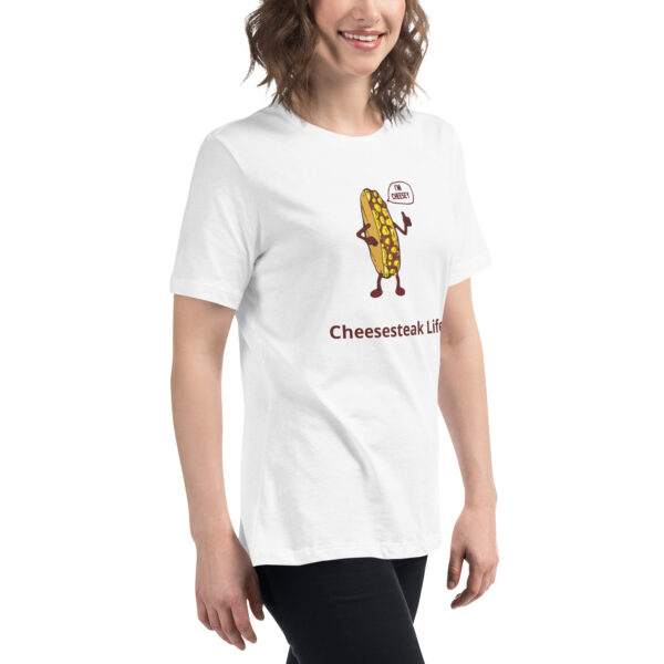 Women\'s Relaxed T-Shirt - Mr. Cheesey - Image 7